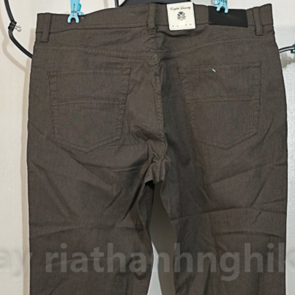 English Laudry Men everyday pants in DARK BROWN - Picture 6 of 7
